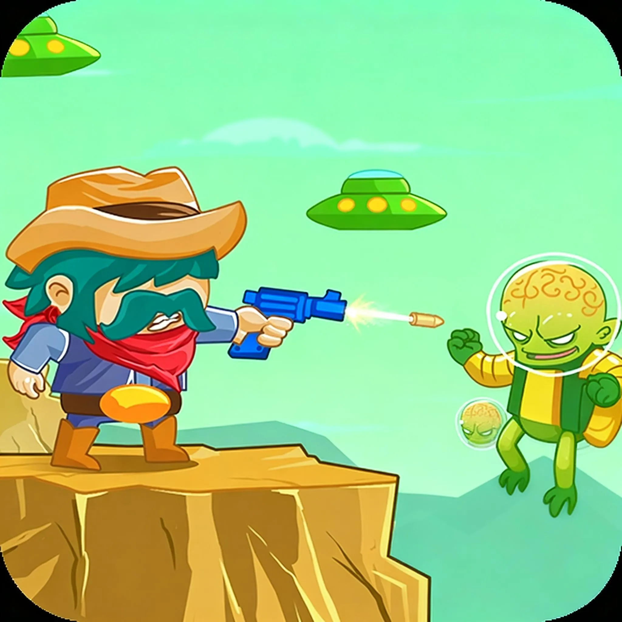 Cowboy vs. Martians