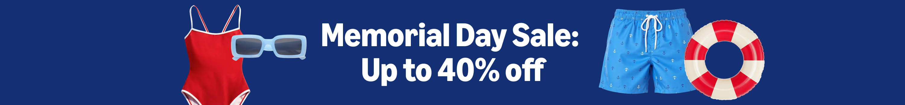 Memorial Day Sale - Up to 40% off
